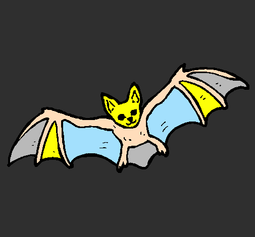 Desenho Morcego a voar pintado por sergio