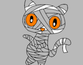 Desenho O gato momia pintado por joão jorge