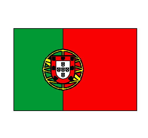 Desenho Portugal pintado por gabriela