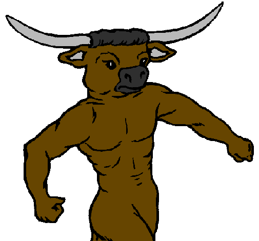 Desenho Cabeça de búfalo pintado por vitor.m.i