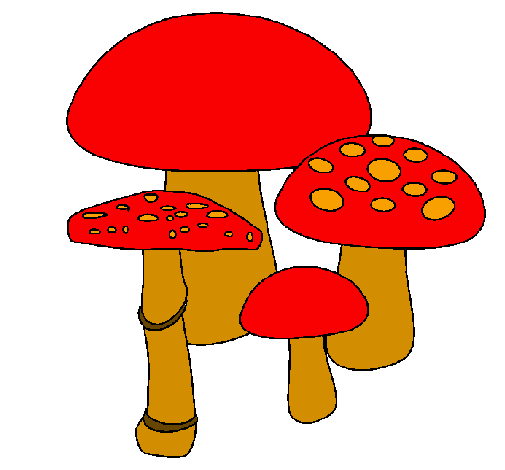 Desenho Cogumelos pintado por julia
