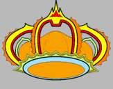 Desenho Corona pintado por thauany