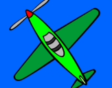 Desenho Avião III pintado por kaio vinicius/avião