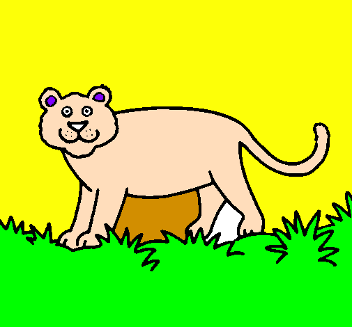 Desenho Panthera  pintado por RHIANNY