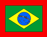 Desenho Brasil pintado por juliano