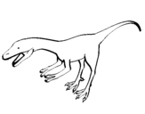 Desenho Velociráptor II pintado por raptor