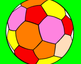 Desenho Bola de futebol II pintado por Inês C.