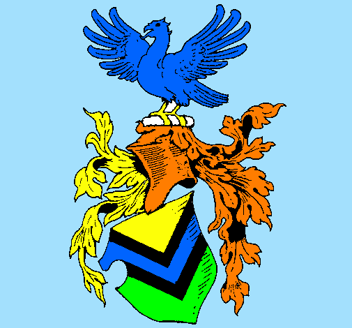 Desenho Escudo de armas e águia pintado por ben10çkutghbnyd123456789o