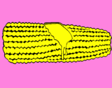 Desenho Espiga de milho  pintado por analiz