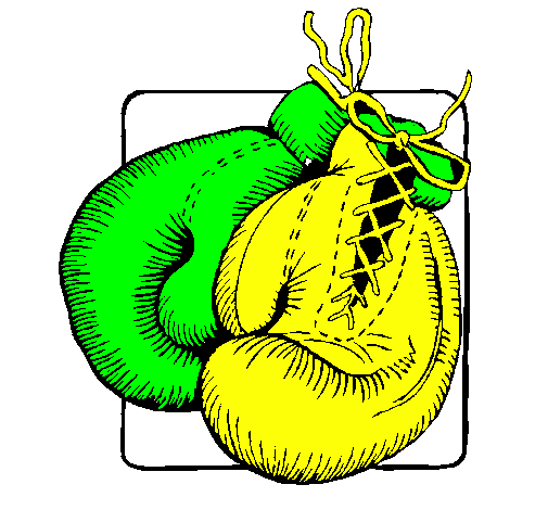 Desenho Luvas de boxe pintado por rafael