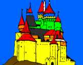 Desenho Castelo medieval pintado por Bergmam