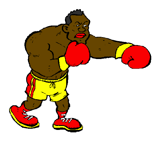 Desenho Boxeador pintado por samuel do exercito 01