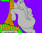 Desenho Horton pintado por matheus