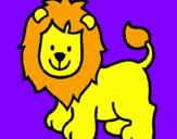 Desenho Leão pintado por caio lindinhoo