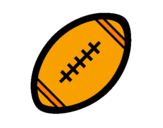 Desenho Bola de futebol americano II pintado por gui