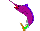 Desenho Peixe-espada pintado por Peixe Espada