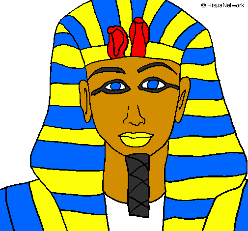 Desenho Tutankamon pintado por diogo 