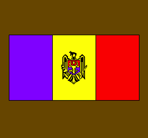 Desenho República da Moldávia pintado por Yashir