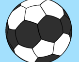 Desenho Bola de futebol II pintado por celly