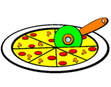 Desenho Pizza pintado por GIANCARLO
