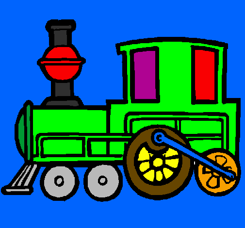 Desenho Comboio pintado por gui