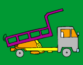 Desenho Camião de carga pintado por vitorio