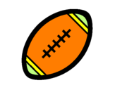 Desenho Bola de futebol americano II pintado por cayan 1000