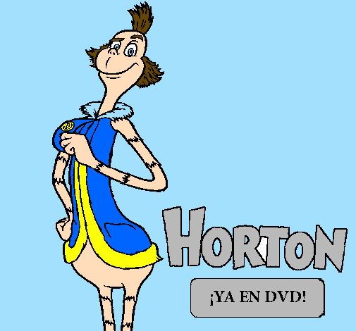 Desenho Horton - Prefeito pintado por Thales Henrique