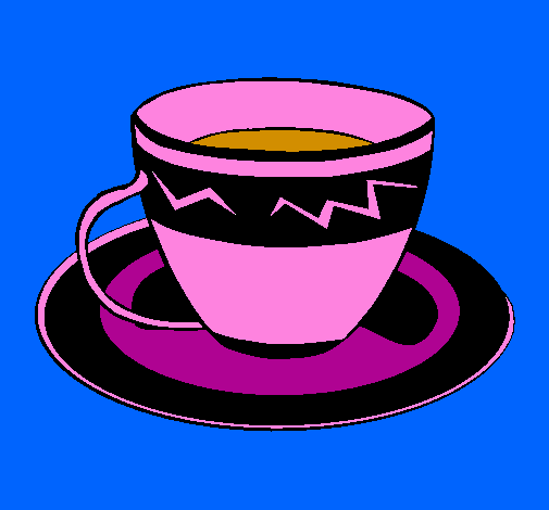 Desenho Taça de café pintado por S2 sulamita S2