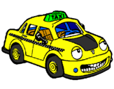 Desenho Herbie Taxista pintado por vitor luzia