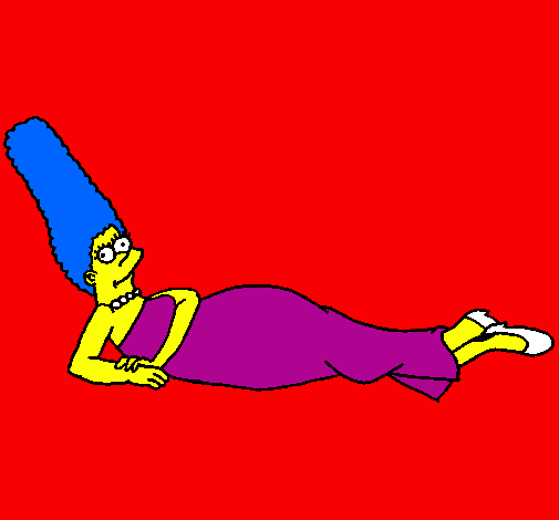 Desenho Marge pintado por caio lindinhoo