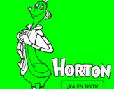 Desenho Horton - Prefeito pintado por joão