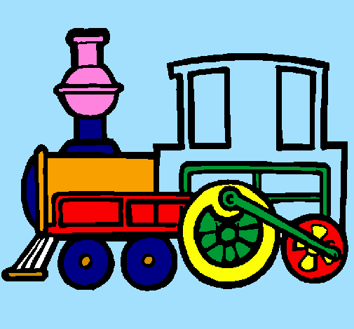 Desenho Comboio pintado por luis bellacosa