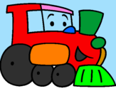 Desenho Comboio pintado por ãhhh