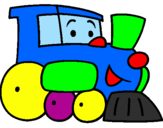 Desenho Comboio pintado por Daniel