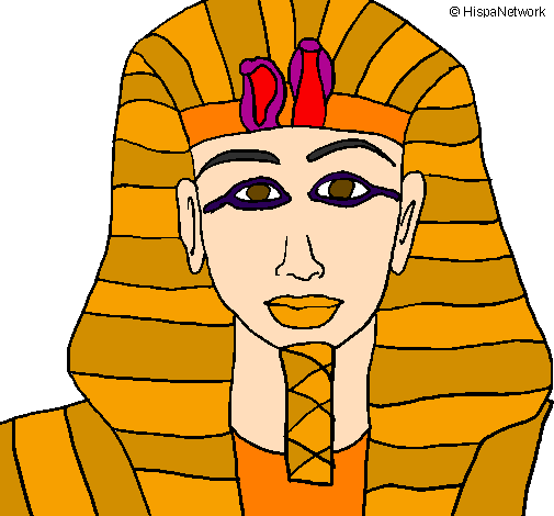 Desenho Tutankamon pintado por  luana