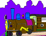 Desenho Locomotiva  pintado por Pietro