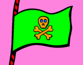 Desenho Bandeira  pintado por NELSON VIANA NOGUEIRA