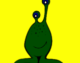Desenho Mini-extraterrestre pintado por victor skakum