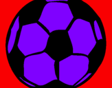 Desenho Bola de futebol pintado por srella