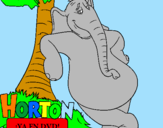 Desenho Horton pintado por marcos vinicius 