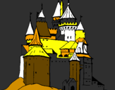 Desenho Castelo medieval pintado por igor agimilo