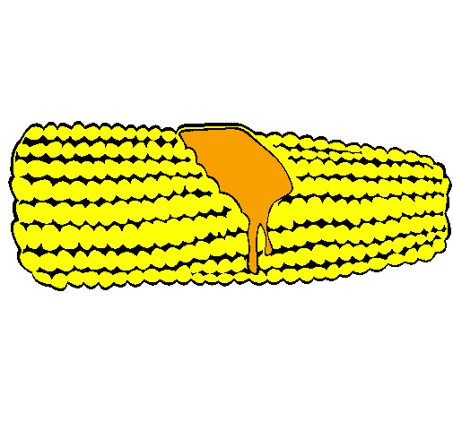 Desenho Espiga de milho  pintado por anónimo