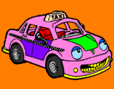 Desenho Herbie Taxista pintado por Yandra