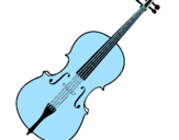 Desenho Violino pintado por DANIEL NETO