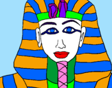 Desenho Tutankamon pintado por  isabella