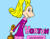 Desenho Horton - Sally O'Maley pintado por maiza viana