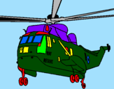 Desenho Helicoptero de resgate pintado por gabriell998