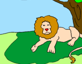 Desenho O Rei Leão pintado por luana stephenie