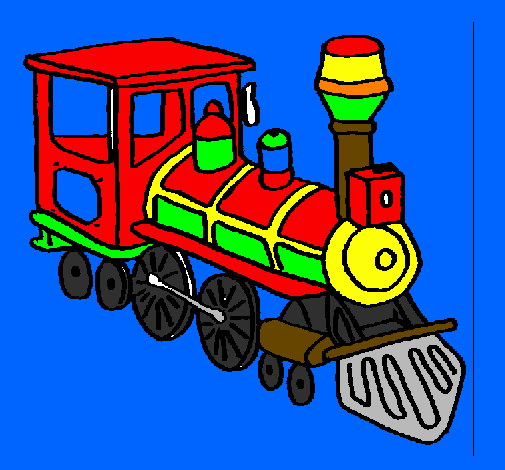 Desenho Comboio pintado por daniel matias lima
